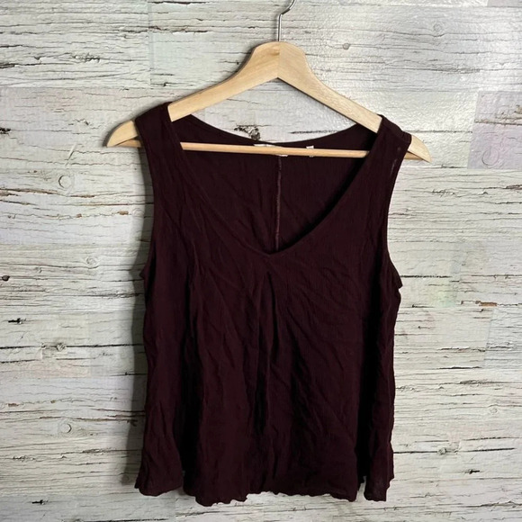 Kleen red purple blouse tank  top size small - Picture 1 of 9